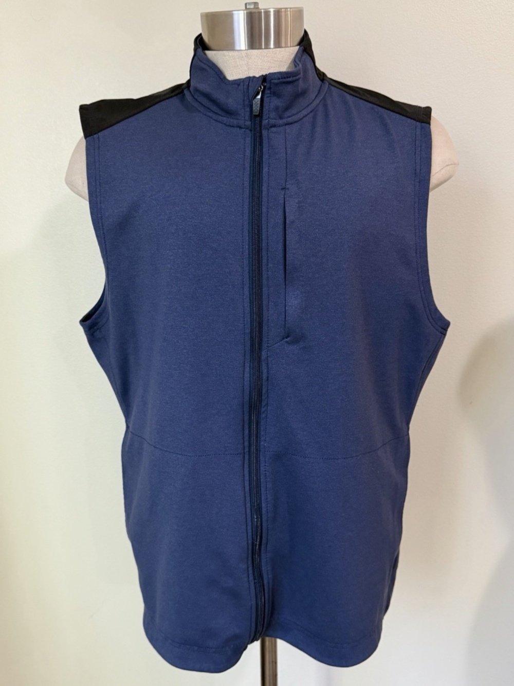 Rhone Spar Collection Recovery Full Zip Vest Mens XL Blue